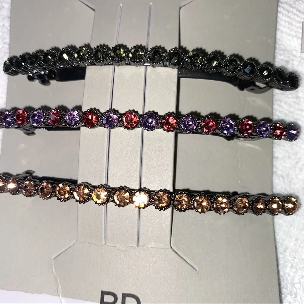 Nordstrom BP Rhinestone Hair Accessories Clips and Barrettes Hair Bows NEW *